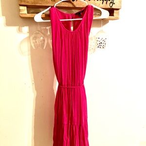 Banana Republic pink dress, size large.